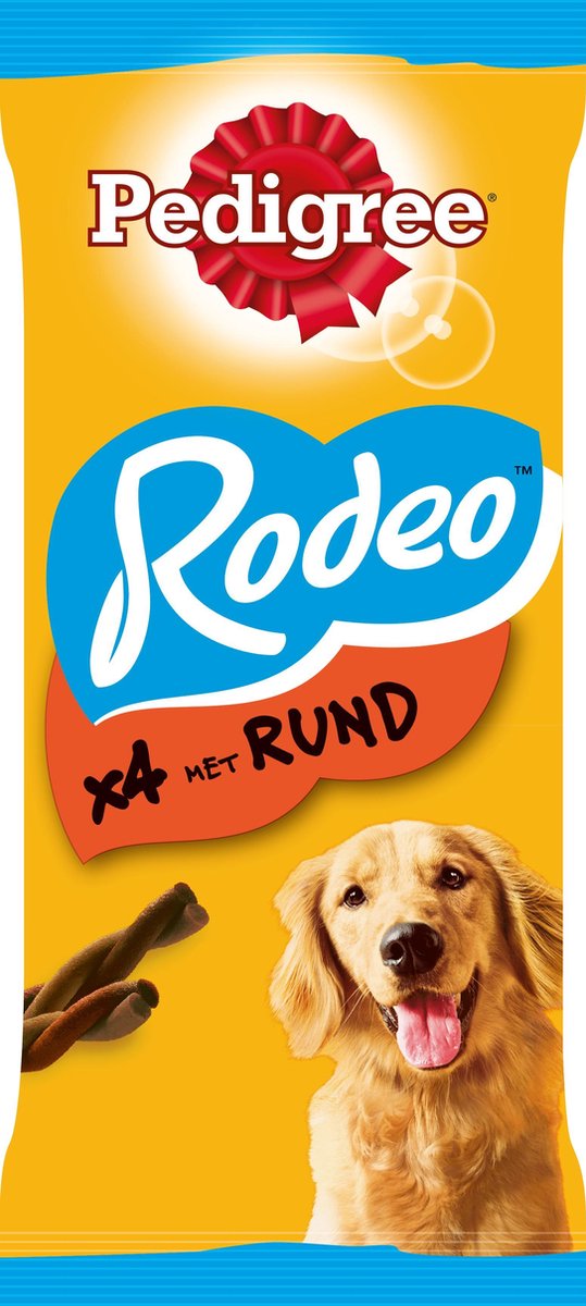 Pedigree Rodeo Kauwsticks – Rund – Hondensnacks – 6 x 4 stuks