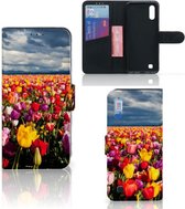 Hoesje Geschikt voor Samsung Galaxy M10 Tulpen
