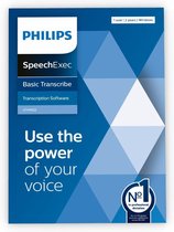 Philips SpeechExec Basic Transcribe-software 11 LFH4622, abonnement voor 2 jaar