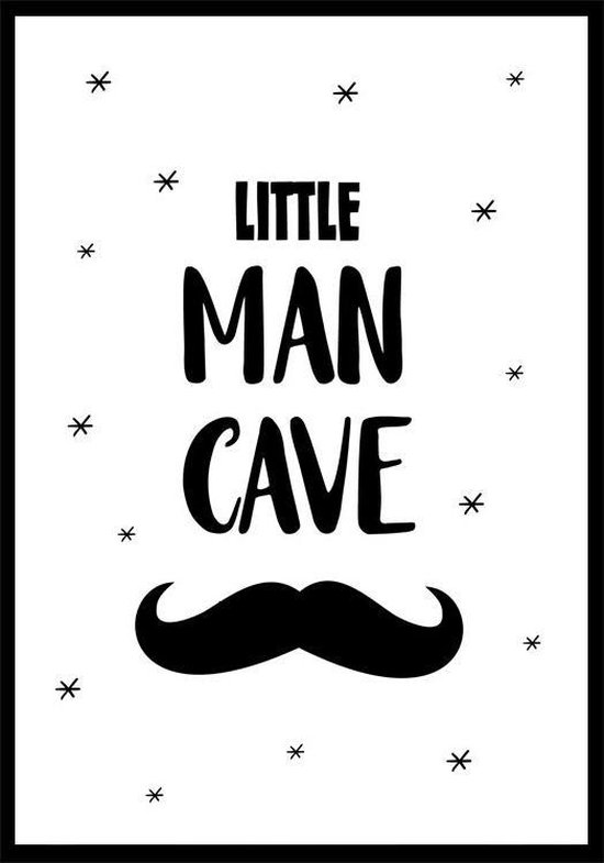 Little Man Cave Kinderposter