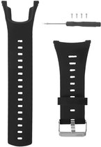 Horlogeband van Siliconen voor Suunto Ambit 1 / 2 / 2S / 3 / Run / Sport / Peak | Horloge Band - Horlogebandjes | Zwart