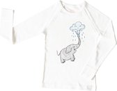 Hibboux pyjamashirt  Friendly Elephant unisex kids dierenprint olifant (3-4 jaar)