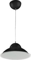LED Plafondlamp - Plafondverlichting - Anta - 15W - Natuurlijk Wit 4000K - Zwart Aluminium - BES LED