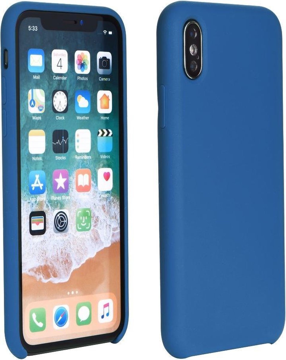 Samsung S20 Hoesje - MJOY - Back Cover - Siliconen - Blauw