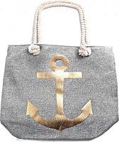 Shopper - Sailor - Grijs - Damesdingetjes - Met anker