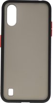 Samsung Galaxy A01 Hoesje Hard Case Backcover Telefoonhoesje Zwart