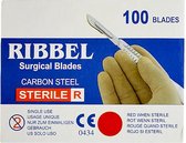 Mesjes -scalpel - bistouri - Ribbel - Nr. 23 - Steriel - aanbevolen voor pedicures, medici