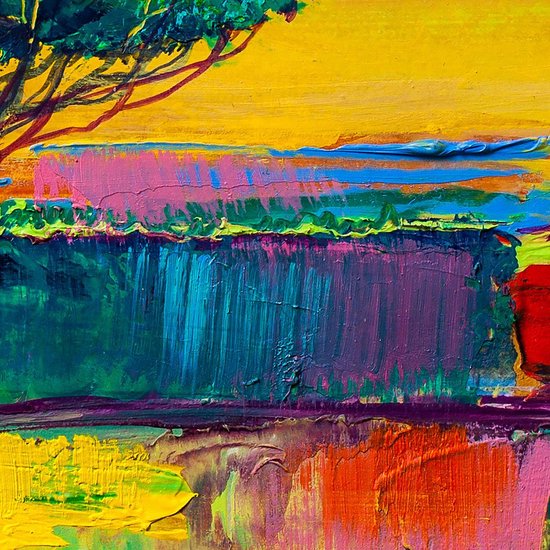 Modern canvas schilderij "Kleurrijk Abstract"
