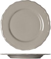 Cosy en Trendy Julia Taupe Plat Dinerbord in Aardewerk - D28cm (set van 6) En Yourkitchen E-kookboek - Heerlijke Smulrecepten