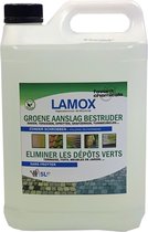 LAMOX Groene aanslagreiniger / Groene aanslagverwijdering / Algenkiller, 5 Lt