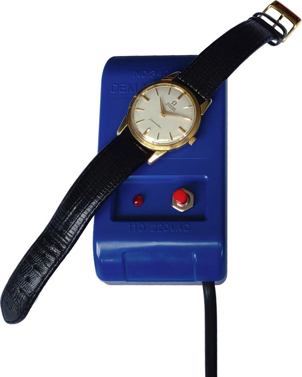 Demagnetiseerder voor horloges, professioneel demagnetiseringsgereedschap, 250 V, mechanische kwartsuurmagnetiseerder, voor huishoudelijk gebruik van horlogemakers (EU