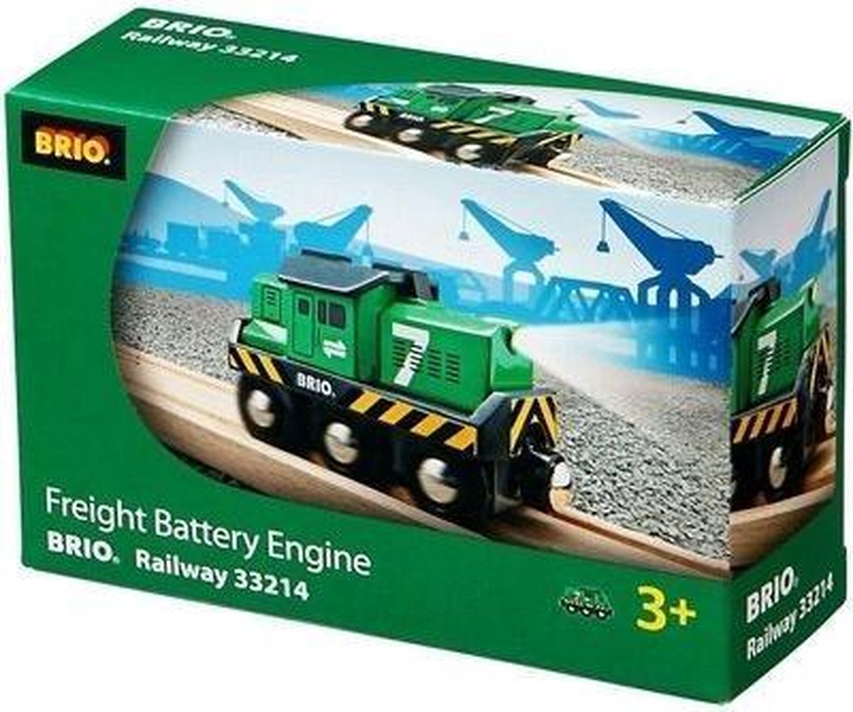 BRIO Locomotief voor goederentrein op batterijen - 33214 - Treinbaanonderdeel — afbeelding 8