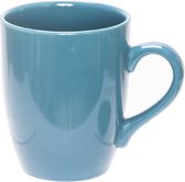 Serena Blue Lagoon Beker D8,5cm Aardewerk -  (set van 6)