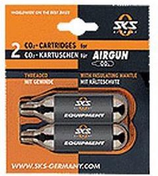 SKS Co2-Patronen voor SKS fietspomp - 16 Gram - Met Schroefdraad - 2 Stuks van SKS — afbeelding 5