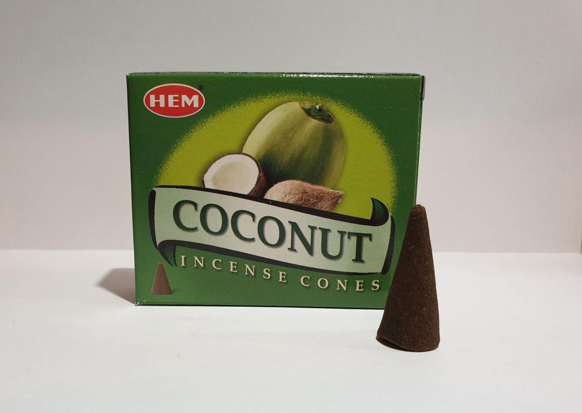 HEM Wierook kegels HEM coconut Boeddha-Store groen