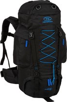 Highlander Rugzak Rambler 66 liter - zwart/blauw