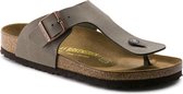 Birkenstock Ramses Slippers Stone Narrow-fit |  Grijs | Imitatieleer | Maat 36