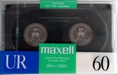 MAXELL UR 60 - AUDIO TAPE (CASSETTE BANDJE) - 60 MIN (2 X 30) - VINTAGE TAPE UIT 1988