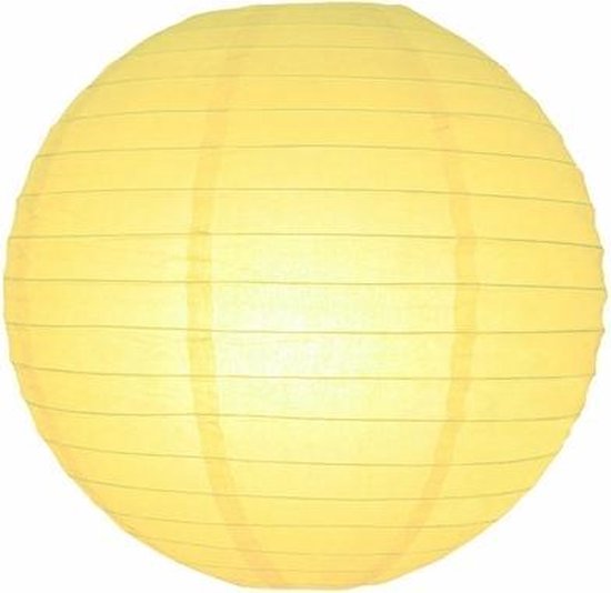 5 x Lampion licht geel 45 cm