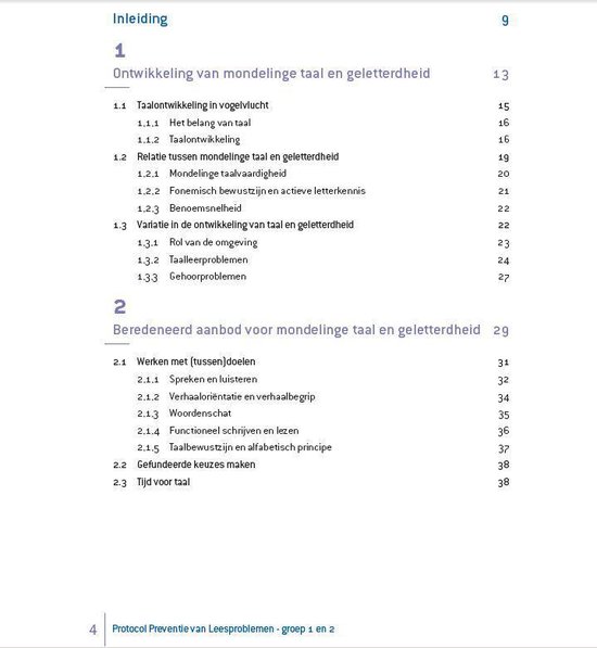Protocol Preventie van Leesproblemen groep 1 en 2