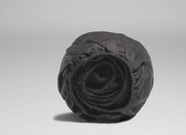 Yumeko hoeslaken katoen satijn dark antraciet - 90x200 cm