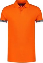 Oranje polo shirt racing/Formule 1 voor heren - Nederland supporter/fan kleding - Race/racen/racing - Formule 1 verkleedkleding M (50)