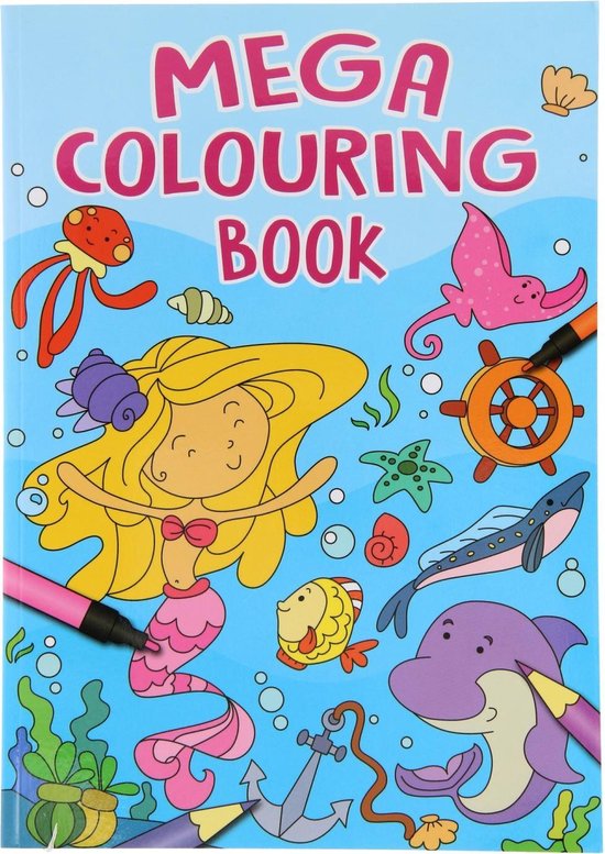 Mega Colouring book mega Kleurboek