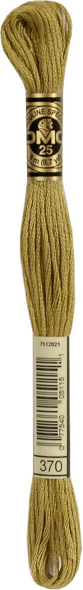 DMC Borduurgaren-370 Oud Groen