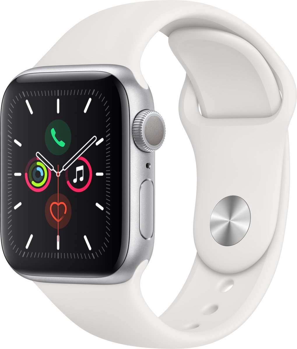 Apple Watch Series 5 40 mm Wit bol