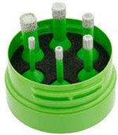 Reca Diamantboor / tegelboor Diadrill keramiek set 6 delig - 5-14 mm - M14 - met koelwas