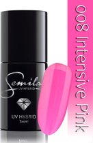 008 UV Hybrid Semilac Intensive Pink 7 ml.