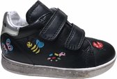 falcotto meisje velcro sneaker sindy zwart mt 22