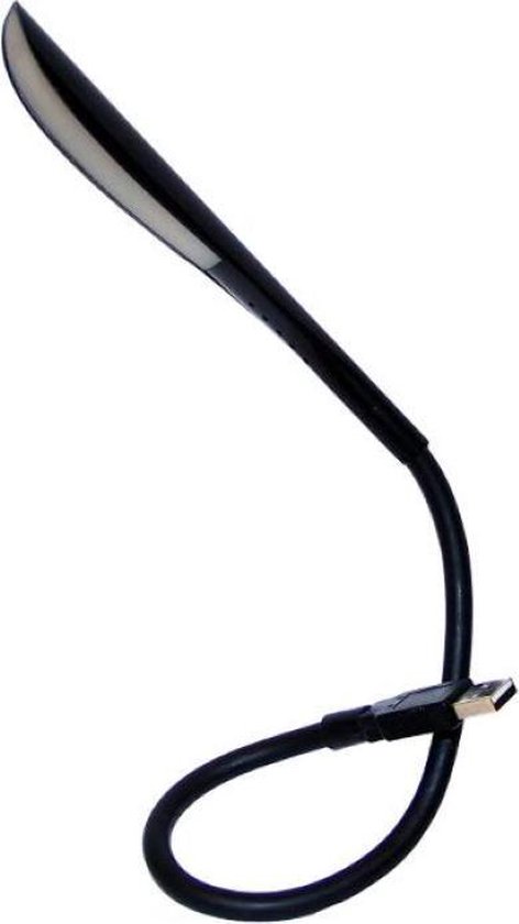Laptop Lamp USB - Flexibele arm - Leeslamp Dimbaar - 3 Sterktes - 14 LEDS -  met... | bol.com