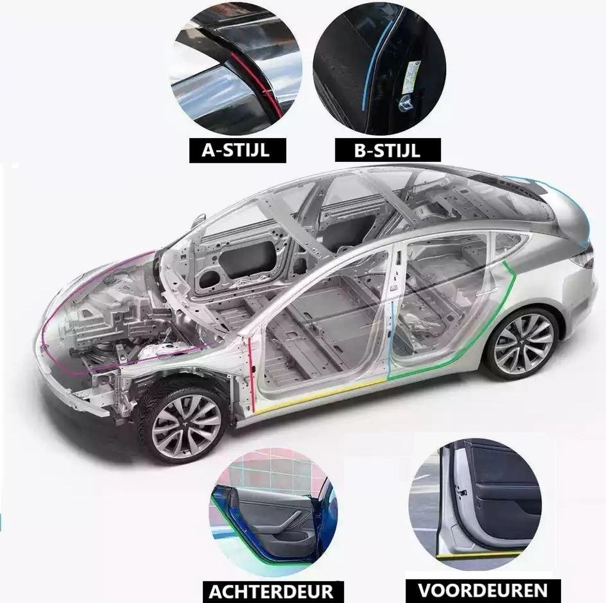 DEURSLOT voor TESLA MODEL 3 » Carrosserie Originele wisselstukken EU