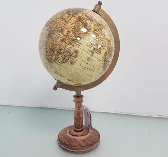 afgunst heerlijkheid Luxe Wereldbol Vintage | bol.com