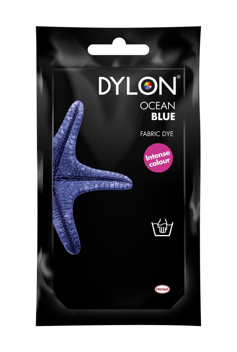 Betrokken Onderzoek Continentaal DYLON Handwas Textielverf - Ocean Blue - 50 gram | bol.com