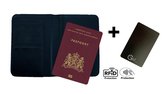 RAYBRO - Smart paspoorthouder met SmartCard Guard - RFID en NFC blokkering - Zwart