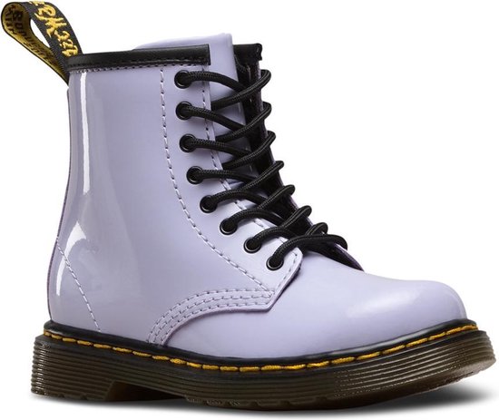 verwijderen Glimlach rit Dr. Martens - Meisjes Laars Brooklee Purple Heather Patent Lamper - Paars -  Maat 23 | bol.com