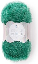 Rico Creative Bubble 009 kerst groen - polyester / schuurspons garen - naald 2 a 4mm - 1bol