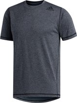 adidas - Freelift Training Tee - Herenshirt - S - Grijs