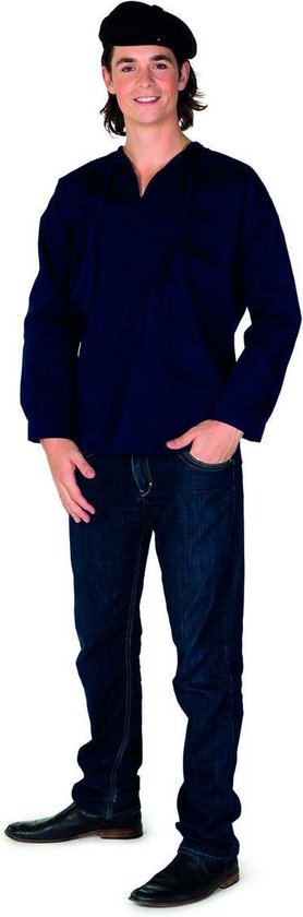 Boeren Tirol & Oktoberfest Kostuum | Boerenkiel Klassiek Carnaval Marineblauw Man | XL | Carnaval kostuum | Verkleedkleding