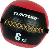 Tunturi Wall Ball médicinal - Ballon Crossfit - 6kg - Rouge