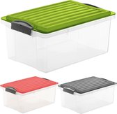 Rotho stapelbak COMPACT A4 groen 13 L
