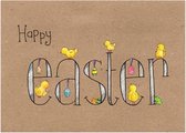 Paaskaarten | Set van 5 | Happy Easter | Illu-Straver