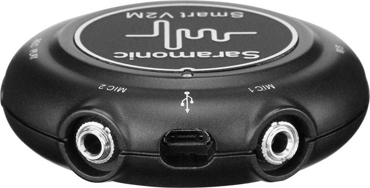 Saramonic Smart V2M audio interface en mixer met 2 microfoons voor telefoon en computer op USB