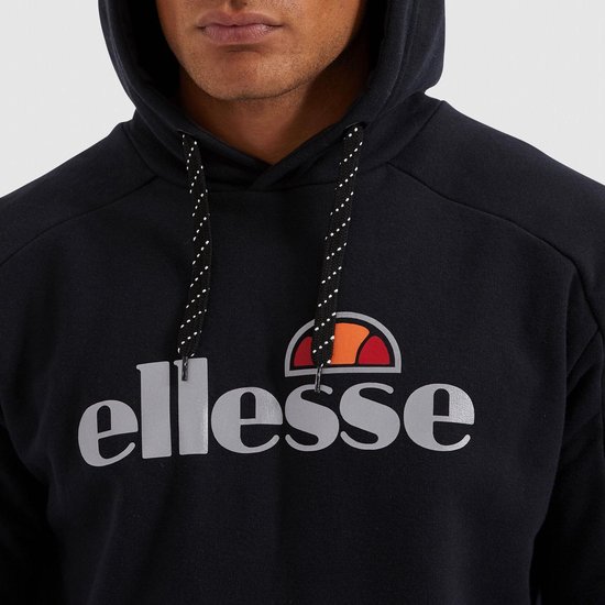Ellesse Hoodie met labelstitching, model 'BERING' in zwart online kopen | P&C