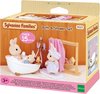 foto van Sylvanian Families  5022 bad& douche set- badkuip- 15 onderdelen- inrichting poppenhuis