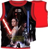 Star Wars - Singlet - Rey & Finn Poe - Model "Keeping Kylo Ren In Check" - Zwart / Multi-kleur - 140 cm - 10 jaar - 100% Katoen