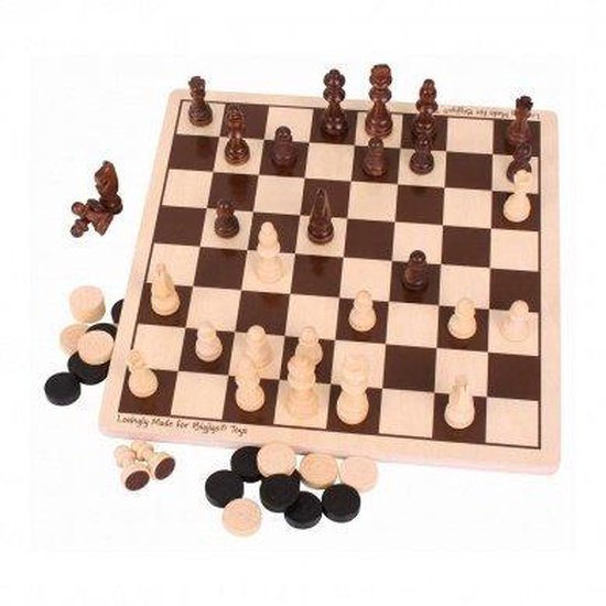 Wreed verhoging dief Spel - Dammen & schaken set | Games | bol.com