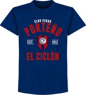 Cerro Porteno Established T-Shirt - Navy - XL